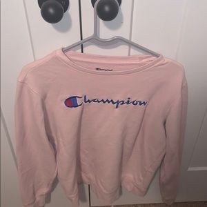 Champion pastel pink crew neck